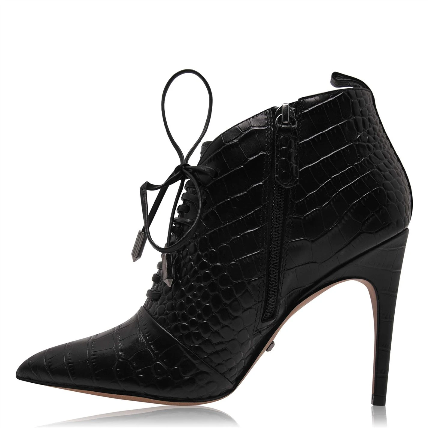 Reiss Aida Croc Boots 3 Reiss Aida Croc Boots - Image 2