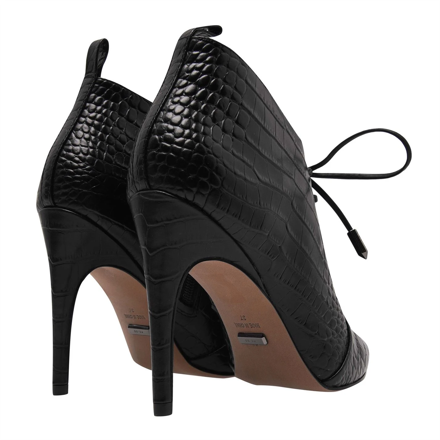Reiss Aida Croc Boots 5 Reiss Aida Croc Boots - Image 4