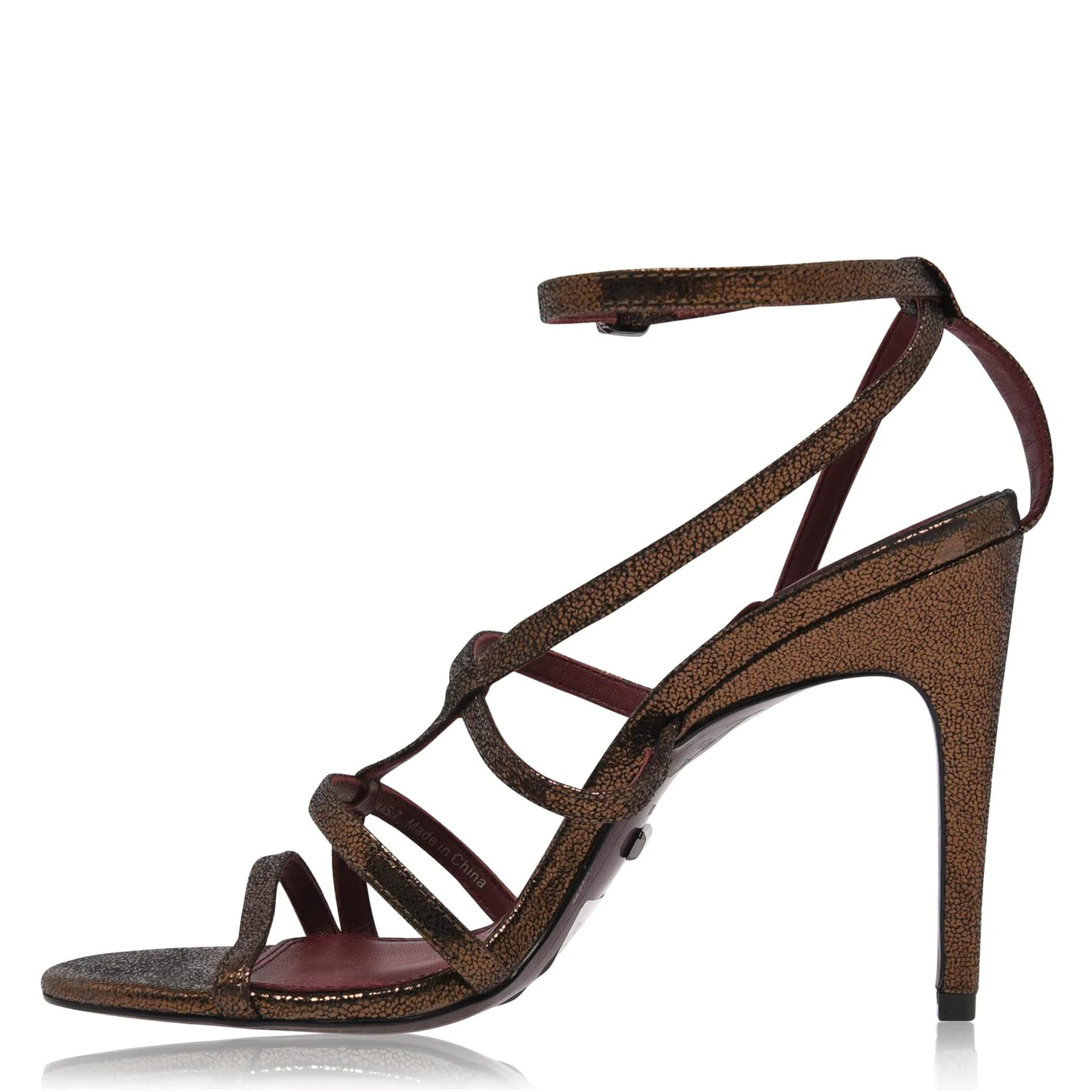 Reiss Dana Strap Met Heeled Sandals 4 Reiss Dana Strap Met Heeled Sandals - Image 2